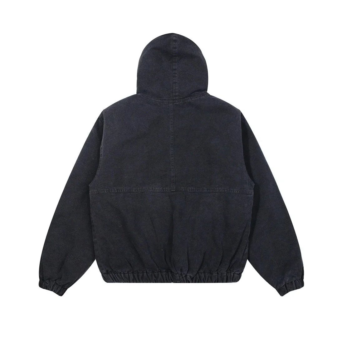 Distressed Canvas Zip Jacket photo 8