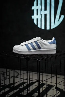 thumbnail for N349280【Original level AD originals Superstar shell head white and light blue】classic all-match casual sports shoes original last original paper version data development original material upper fully surrounded insole size: 36-44