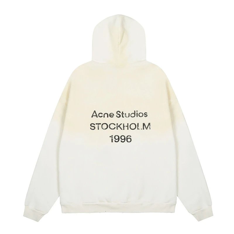Washed Letter Print Hooded Sweatshirt photo 3
