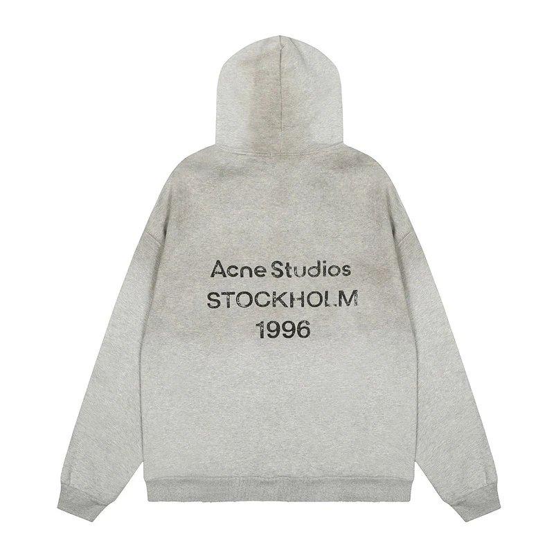 Washed Letter Print Hooded Sweatshirt photo 4
