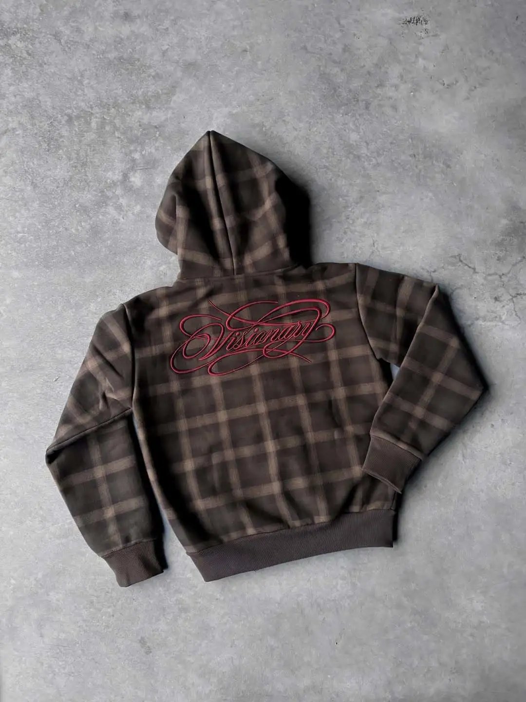 Trendy Plaid Hooded Cardigan photo 4