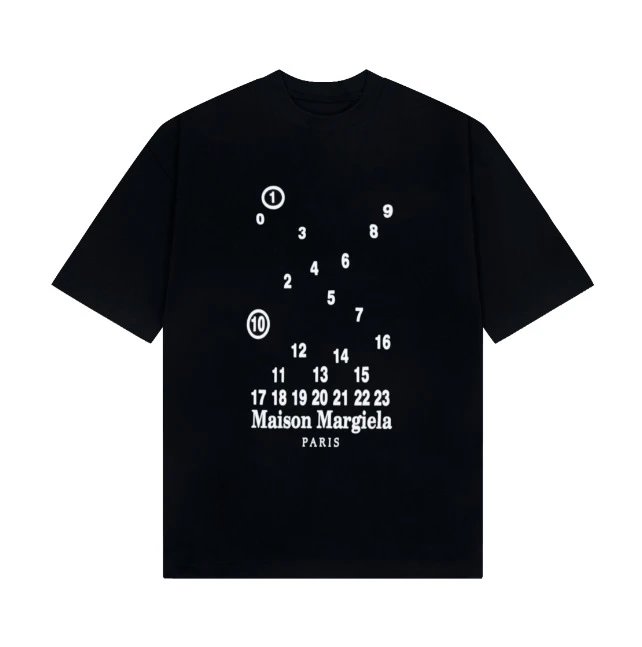 Digital Pattern Round Neck T-Shirt photo 8