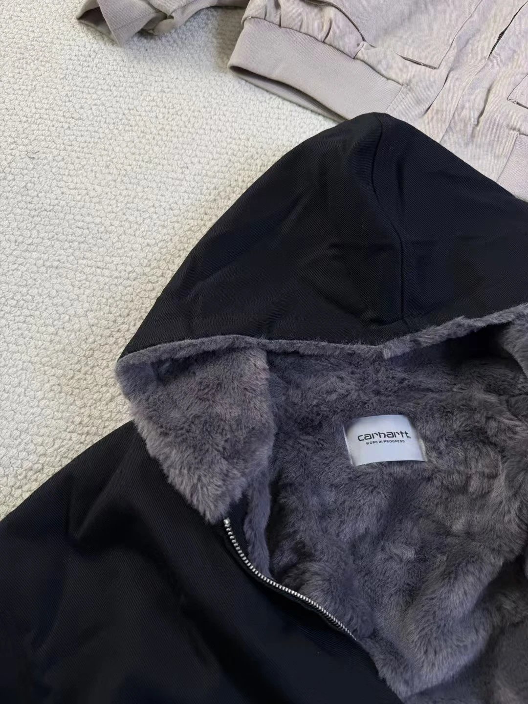 Imitation Mink Fur Marble Mountain Hooded Cotton Jacket photo 5