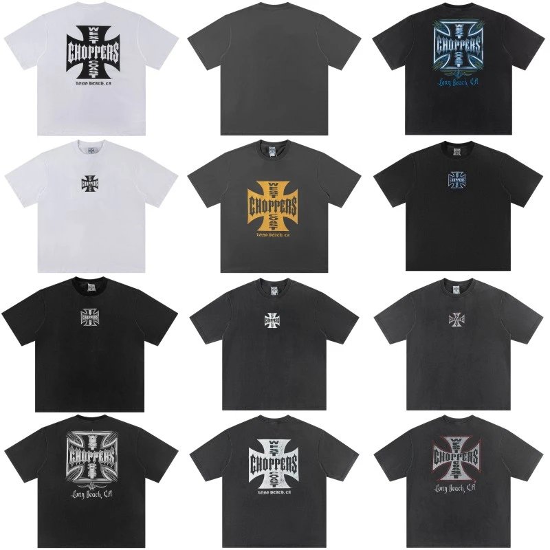 Summer Heavyweight Washed Short-Sleeve T-Shirt