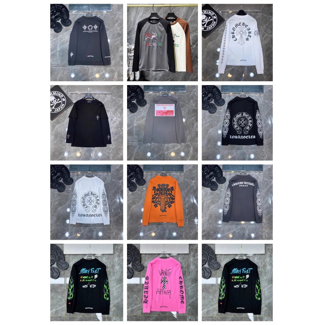 Chrome Hearts Long Sleeve T-Shirts - 001067