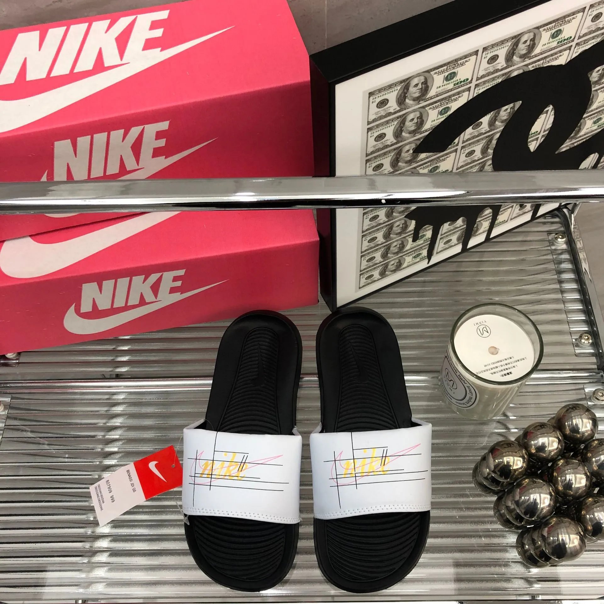 Black and White Velcro Shoes photo 5