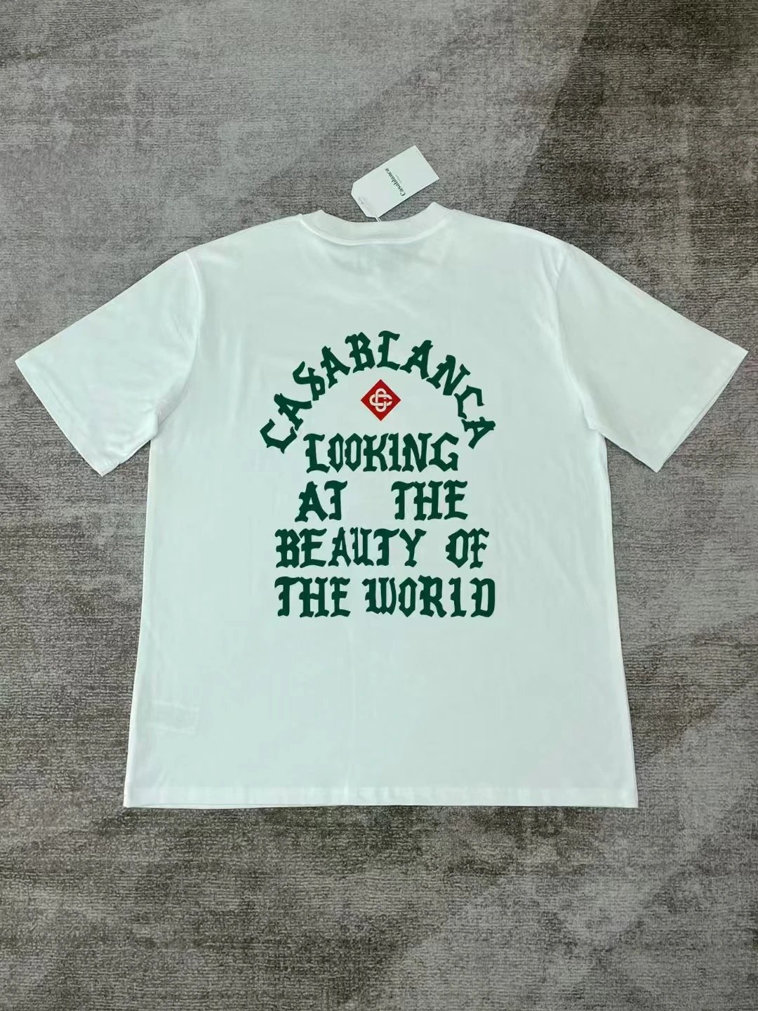Casablanca Looking at the Beauty of the World Pink T-Shirt - 4