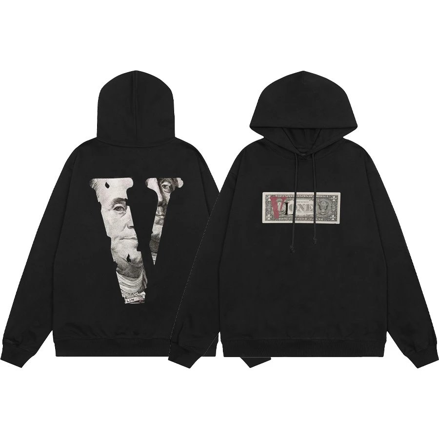 Printed Hooded Sweatshirt Loose High-Street photo 3