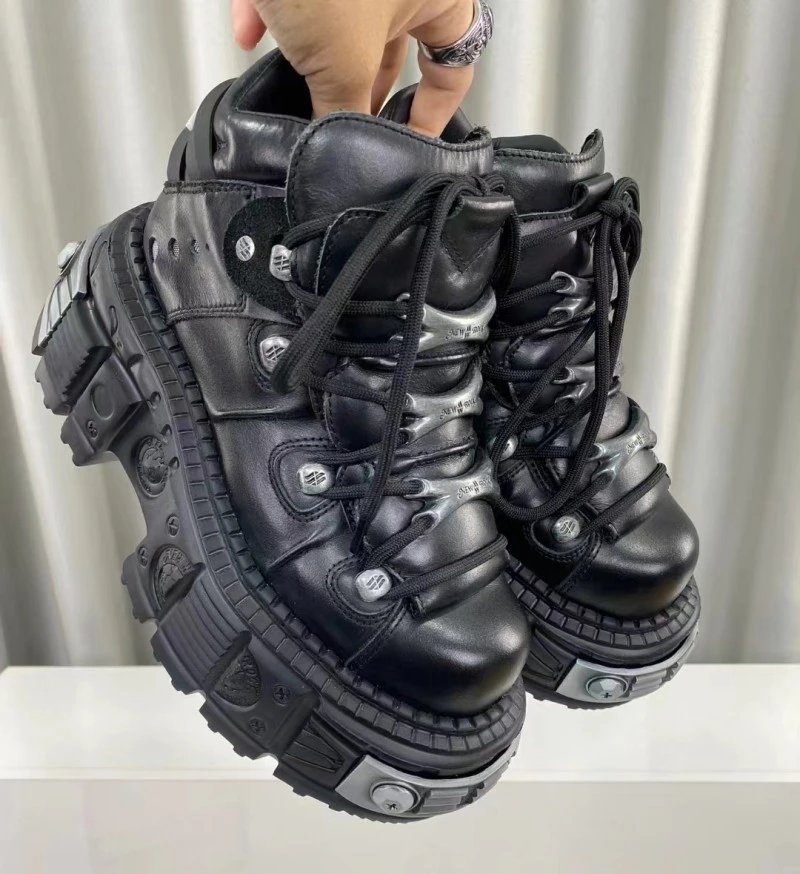 Unisex High-Top Platform Sneakers photo 2