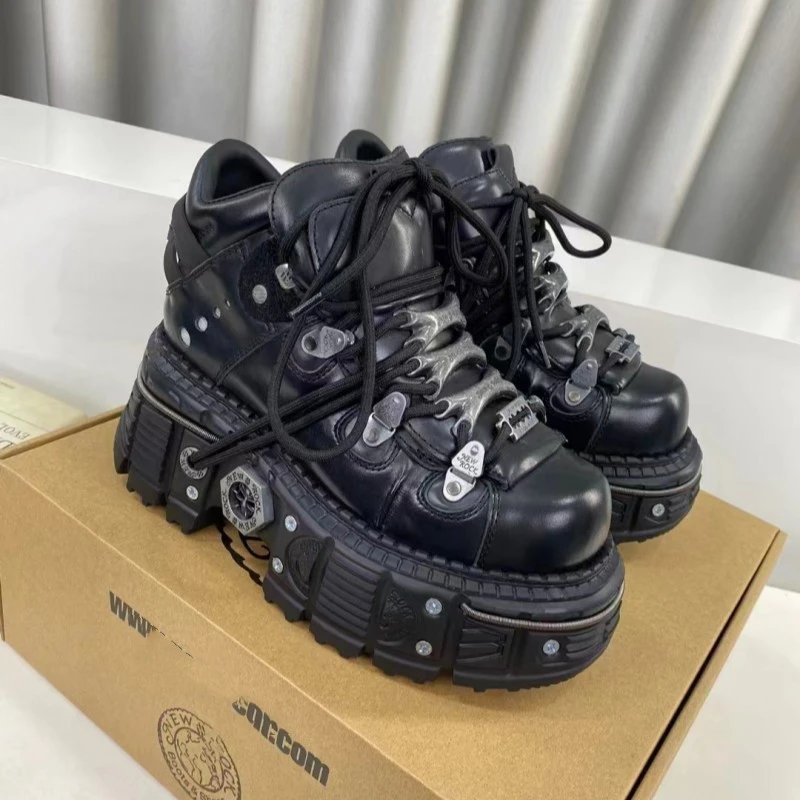 Unisex High-Top Platform Sneakers photo 6