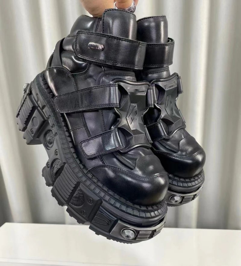 Unisex High-Top Platform Sneakers photo 3