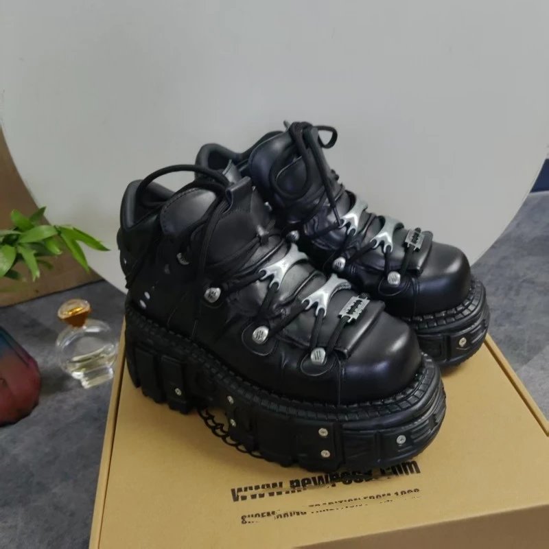 Unisex High-Top Platform Sneakers photo 7