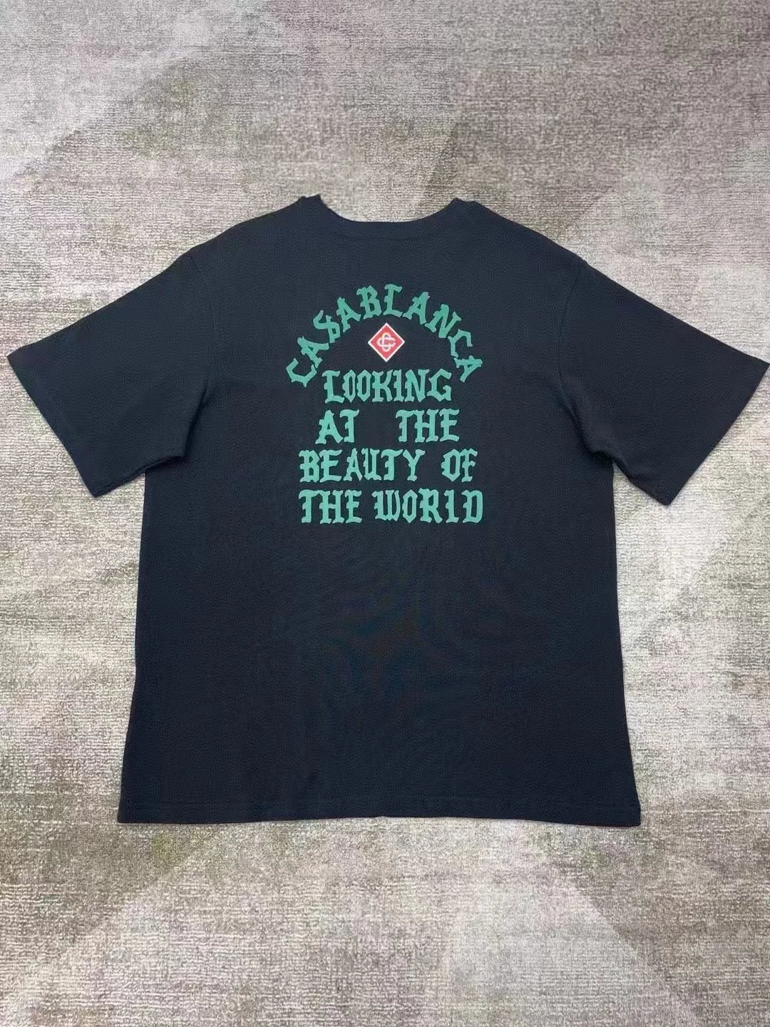 Casablanca Looking at the Beauty of the World Pink T-Shirt - 5