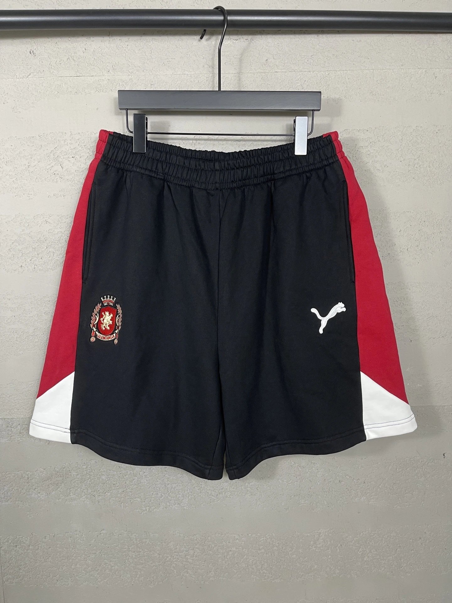 Puma x Balenciaga Sport Shorts Black Red White - 45