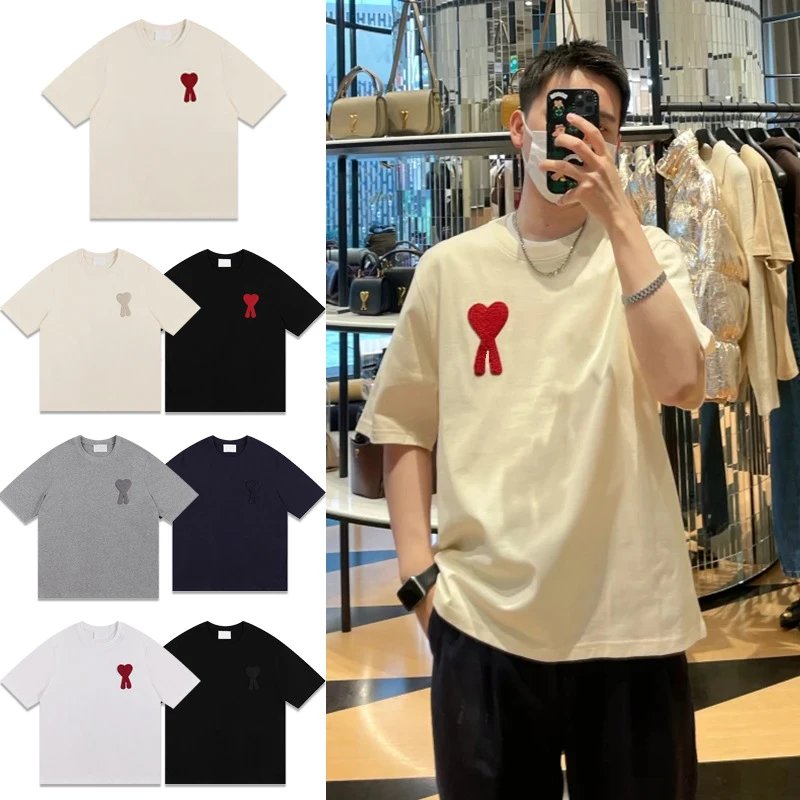 Ami Paris Ami de Coeur T-Shirt - 001072