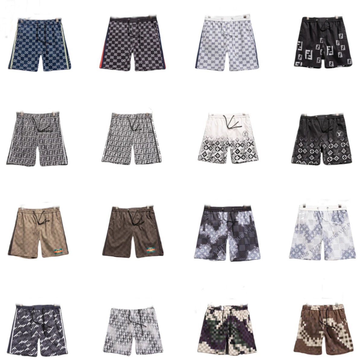 Trendy Casual Plaid Five-Quarter Pants