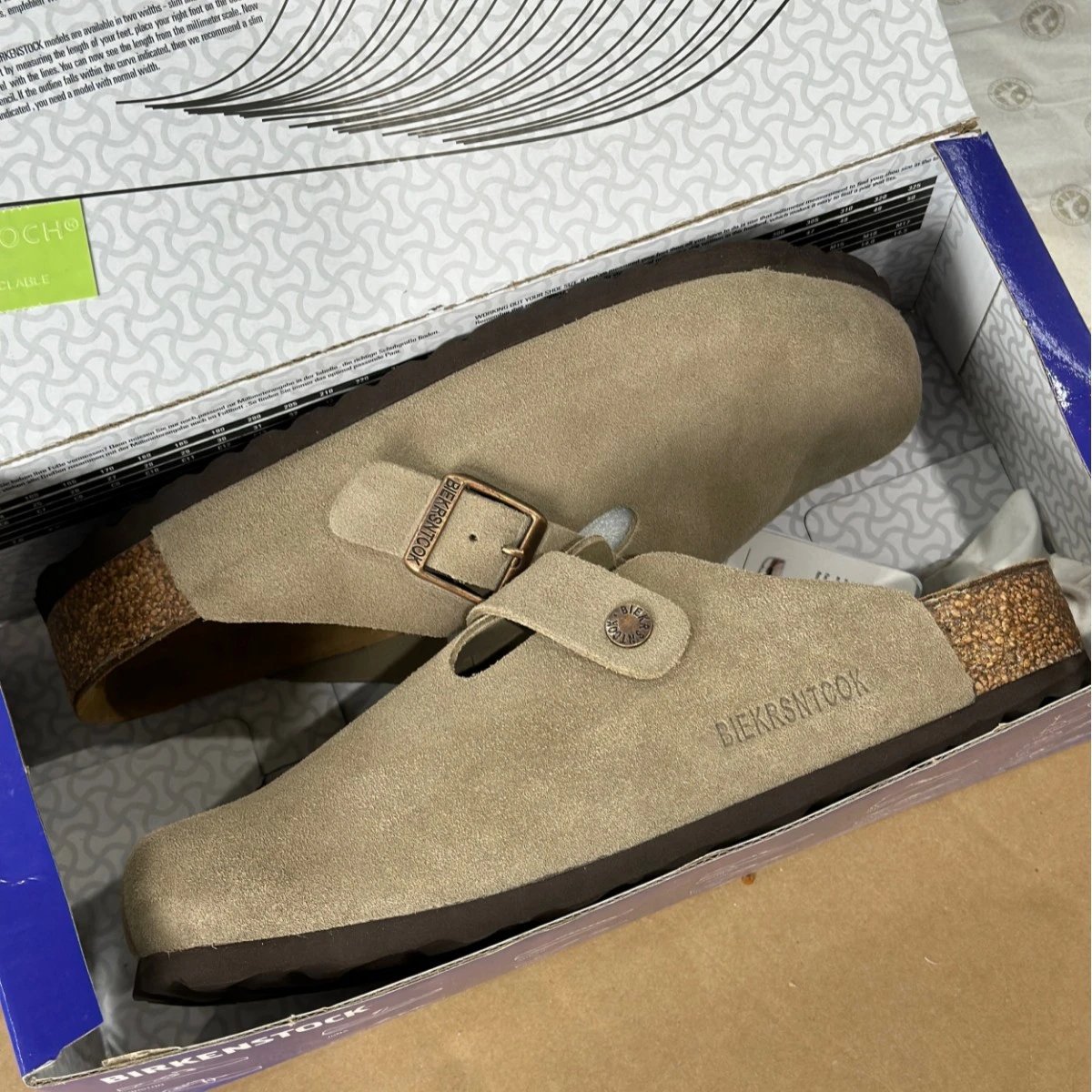 Birkenstock Arizona Suede Clog Sandals - 000575