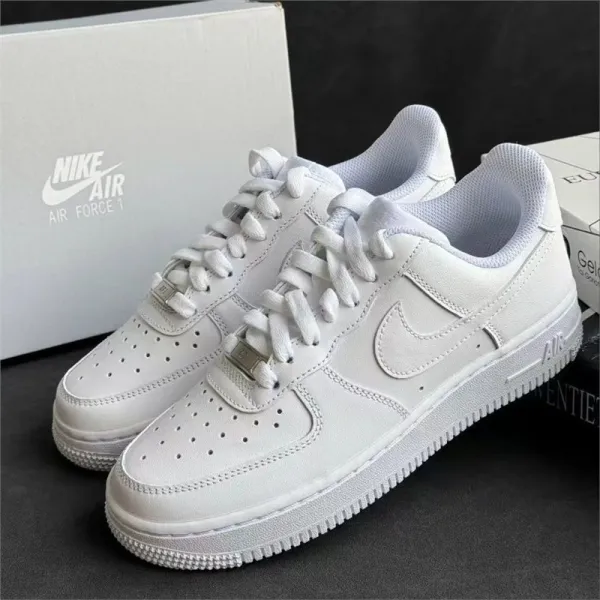 Nike Air Force 1 Low White Sneakers - 1
