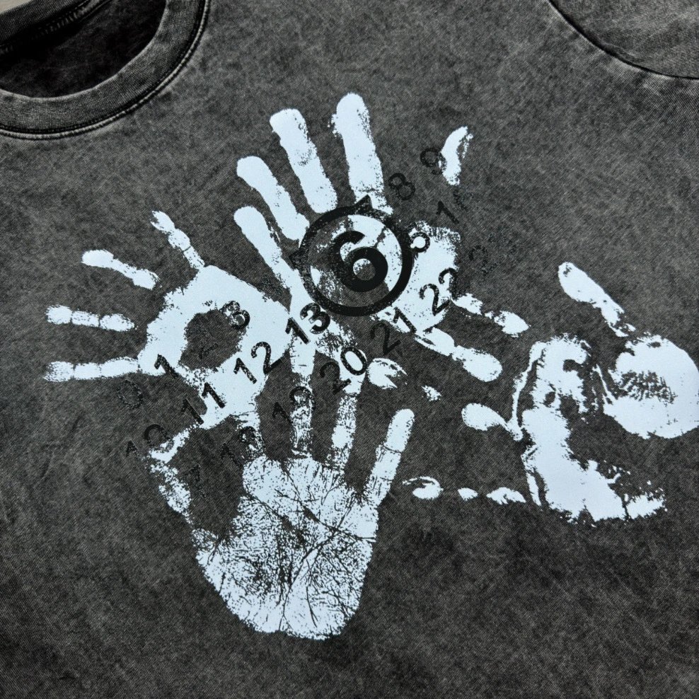 Design Minimalist X-Mark Black T-Shirt - 5