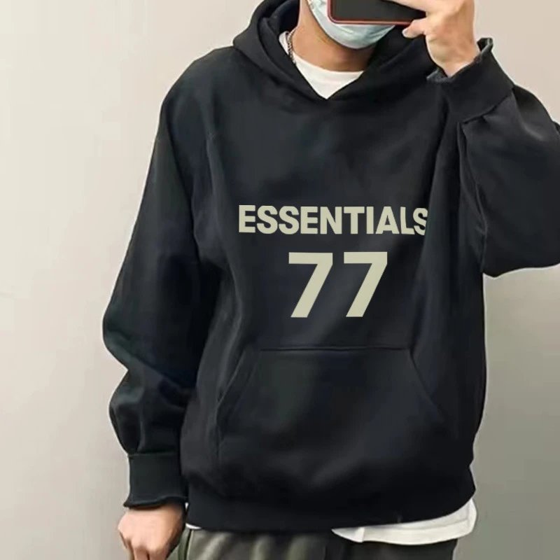 High Street Couple Loose Hooded Sweatshirt