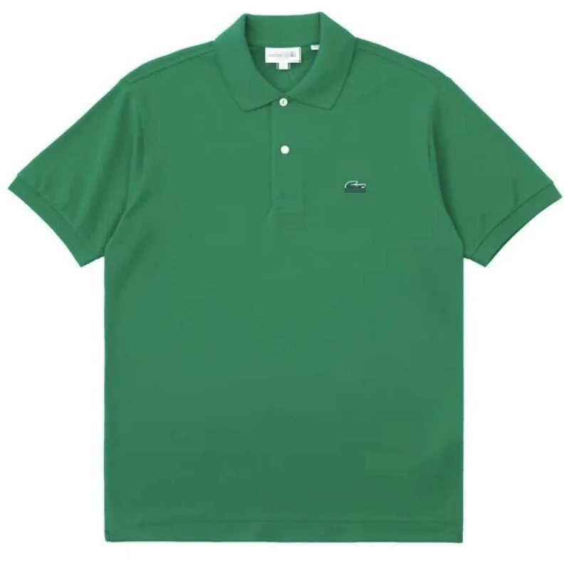 Small Fish Label Summer Collar Men's Polo Shirt