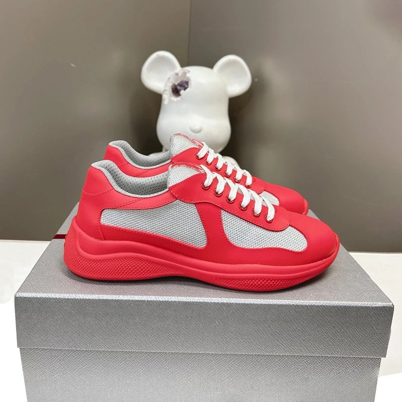 Colorful Sole Leather Casual Sports Shoes photo 7