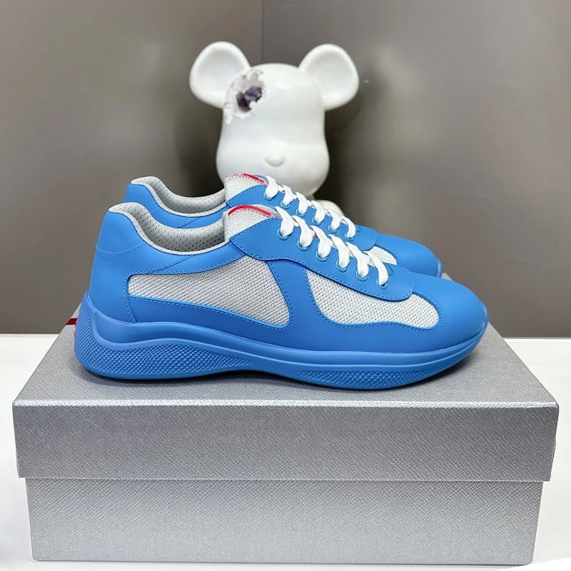 Colorful Sole Leather Casual Sports Shoes photo 4