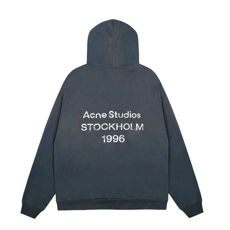 Washed Letter Print Hooded Sweatshirt photo 6