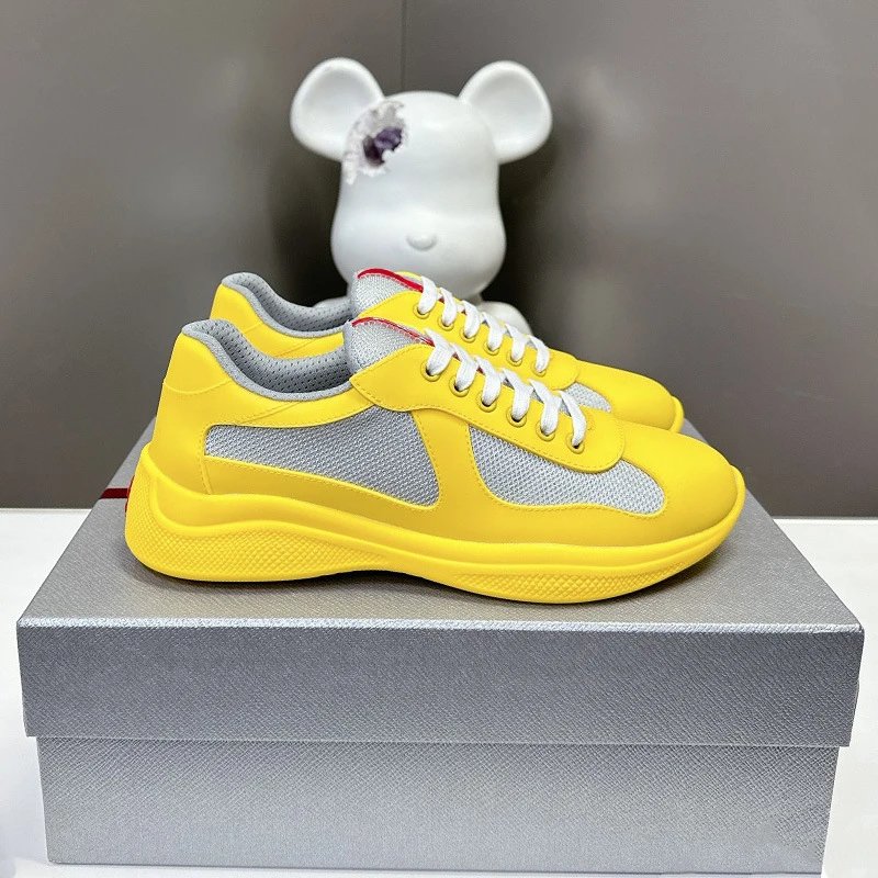 Colorful Sole Leather Casual Sports Shoes photo 6