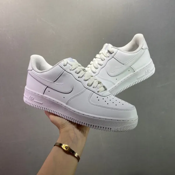 Nike Air Force 1 Low Purple Skeleton Print Sneakers - 25