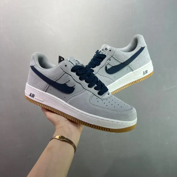 Nike Air Force 1 Low Purple Skeleton Print Sneakers - 13