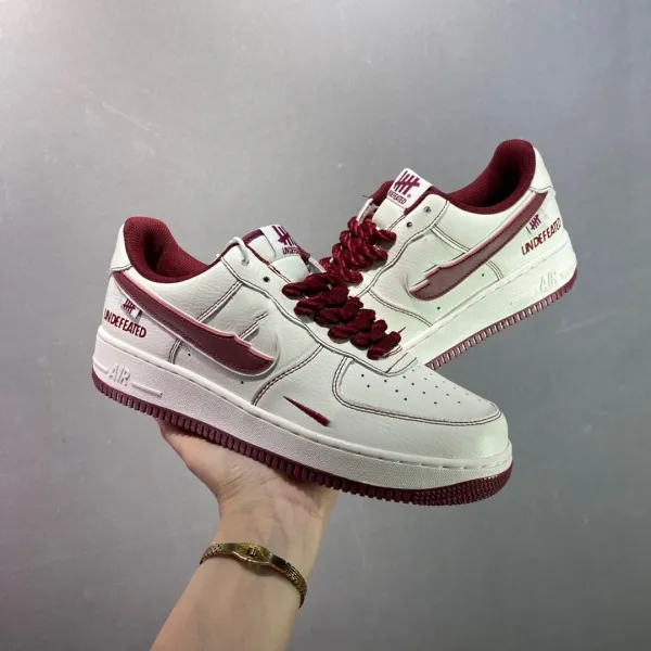 Nike Air Force 1 Low Purple Skeleton Print Sneakers - 27