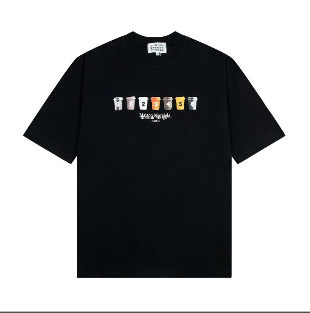 Digital Pattern Round Neck T-Shirt photo 3