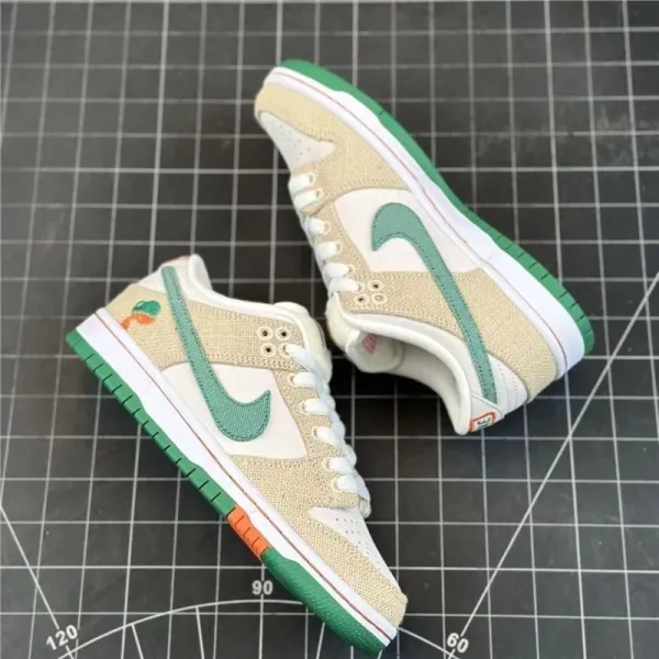 Nike SB Dunk Low 'Carrot' Beige Green Orange Sneakers Skateboard Shoes - 1