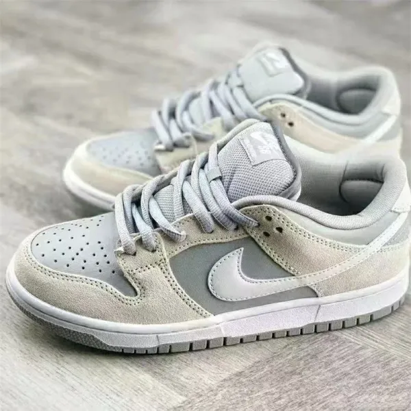 Nike SB Dunk Low Grey Fog Sneakers Skateboard Shoes - 1