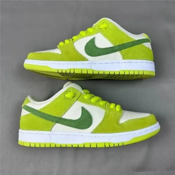 Nike SB Dunk Low Lime Green Suede Sneakers Skateboard Shoes - 1