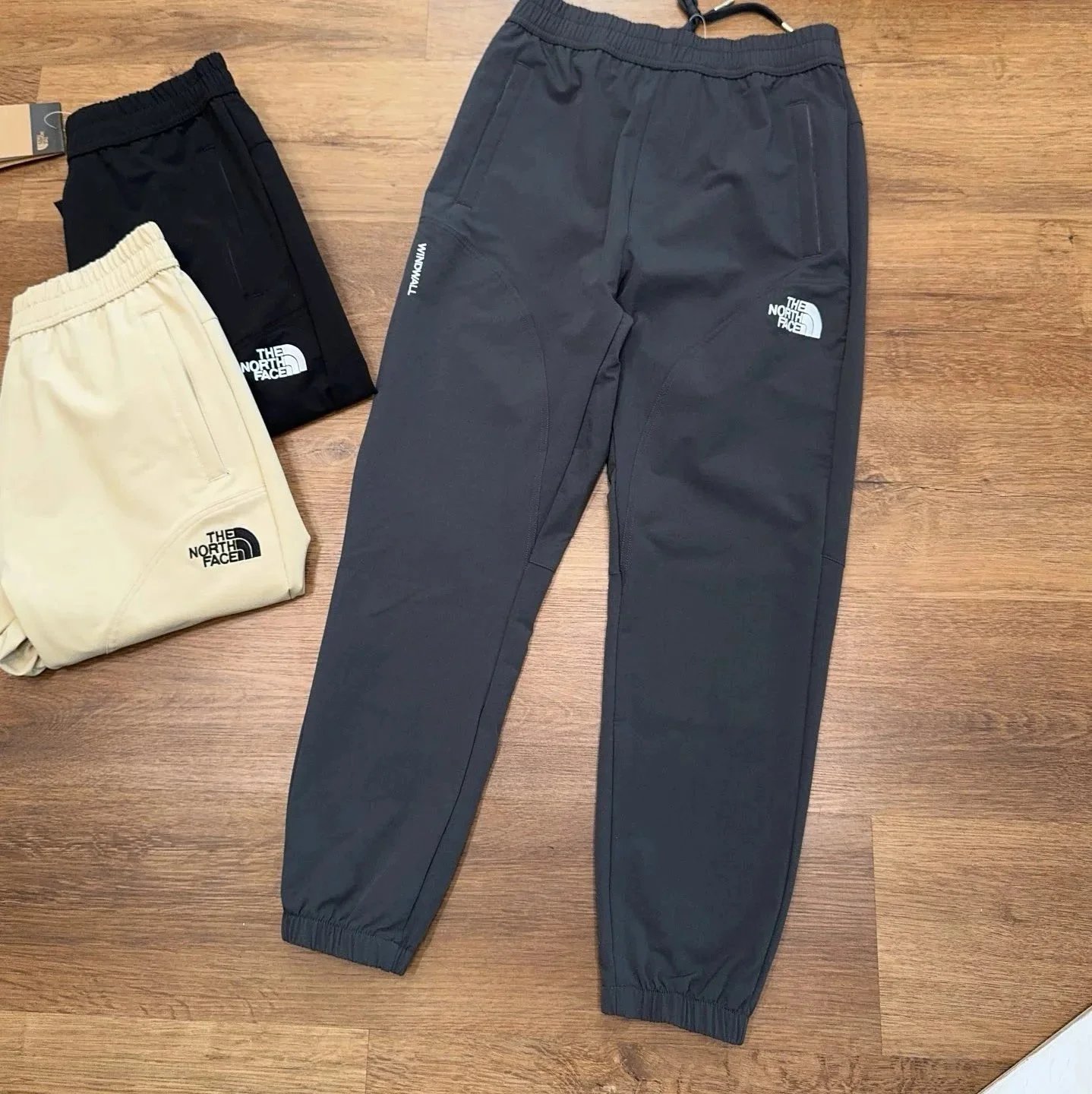 The North Face Down Jackets Hooded quilted puffer — Pants grey