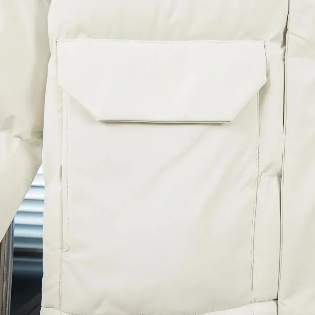 The North Face Down Jackets Hooded quilted puffer product detail image 4