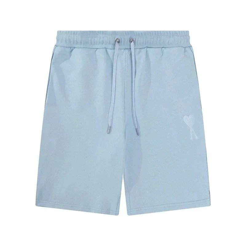 Am Love Embroidered Shorts Summer Loose Quarter Pants (Non quality issues do not support returns or exchanges)