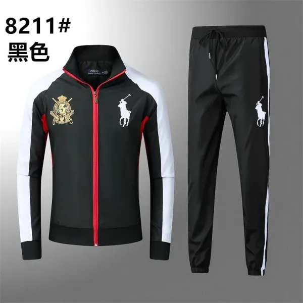 Polo Ralph Lauren 8211# Black Track Suit - 1