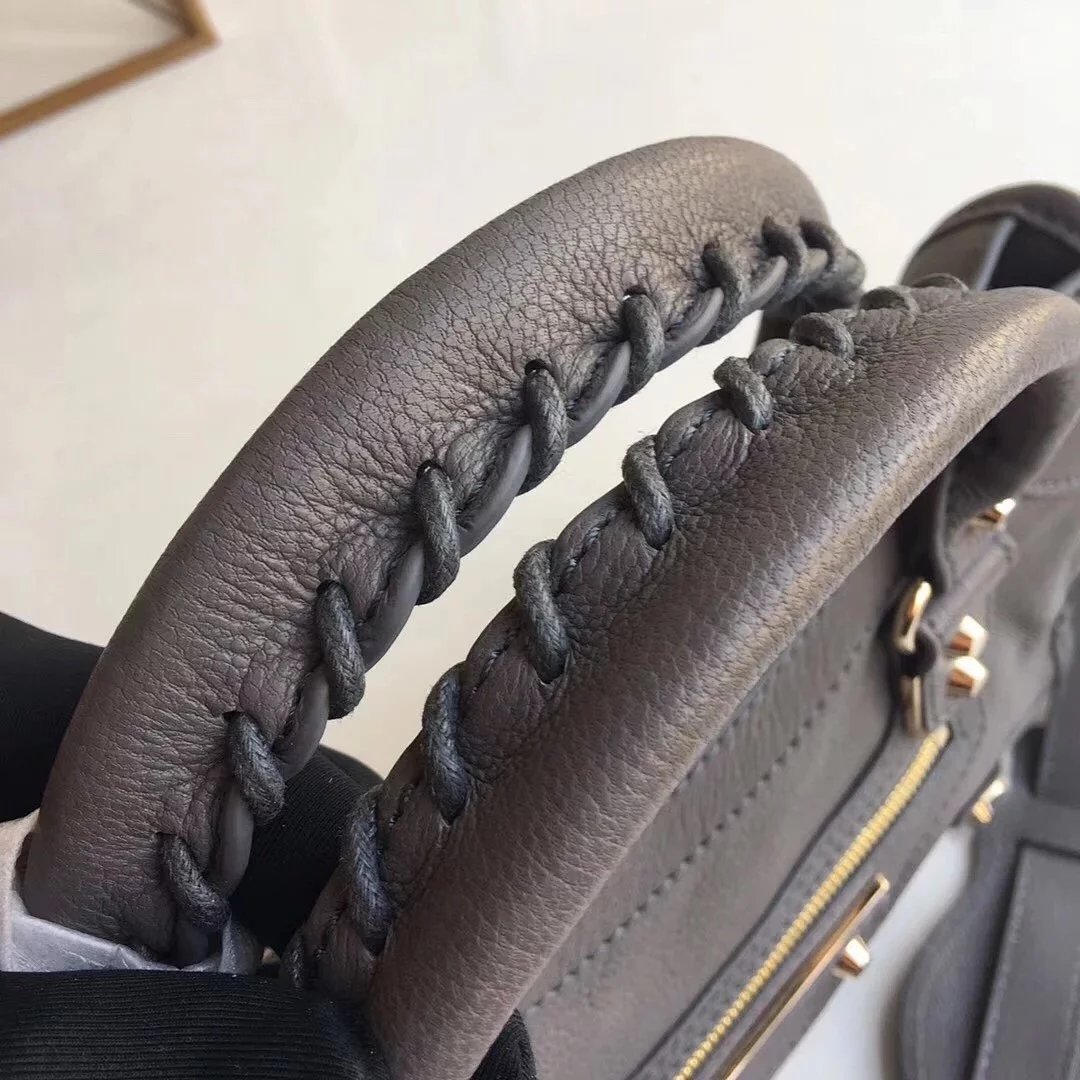 BALENCIAGA巴黎世家机车包原单山羊皮复古流苏手提女包时尚真皮单肩斜挎包铆钉包 7