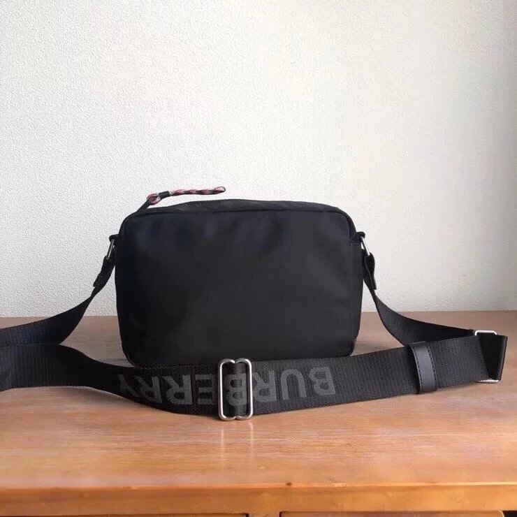 BURBERRY博柏利男包 轻便斜挎包 B家春夏新款Bur小号相机包 B帆布单肩包徽标装饰斜背包手机包 80115961男士小方包 4