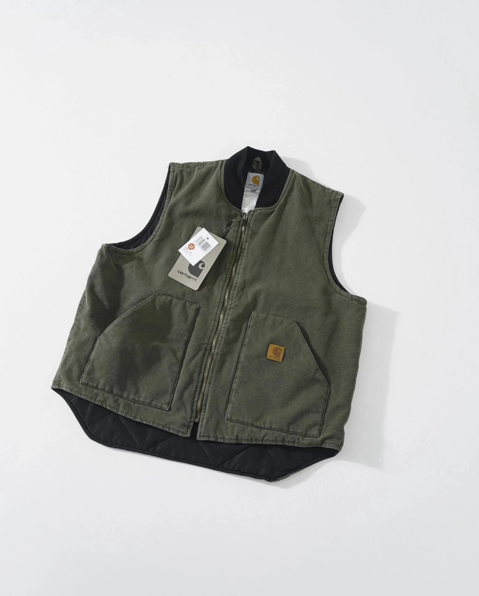 Vintage Washed Cotton Sleeveless Vest photo 2
