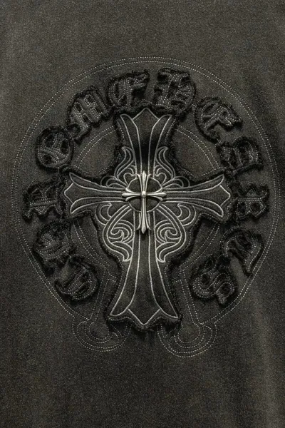 Chrome Hearts 24 Washed Heavyweight Hoodie Black - 12