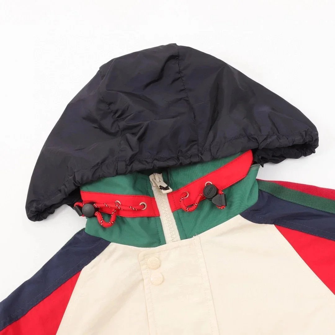 Gucci Nylon Color-Block Windbreaker Jacket - 7