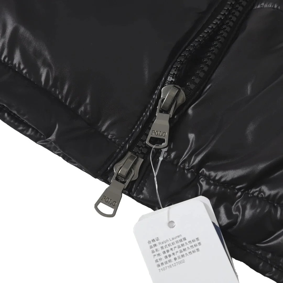 Ralph Lauren Polo Bear Down Vest Black - 9