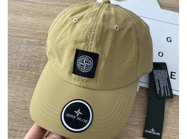 Stone Island Compass Logo Cap Black Baseball Cap - 6