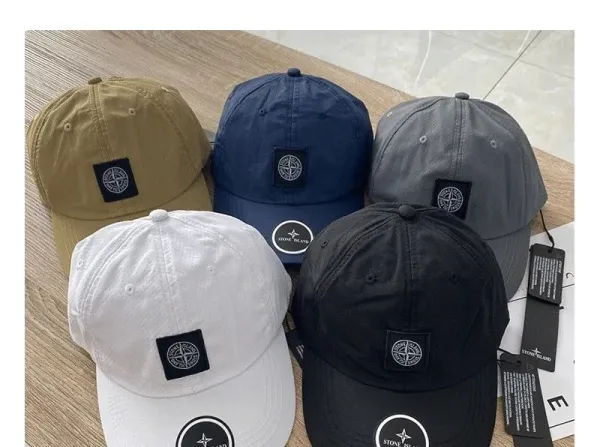 Stone Island Compass Logo Cap Black Baseball Cap - 2