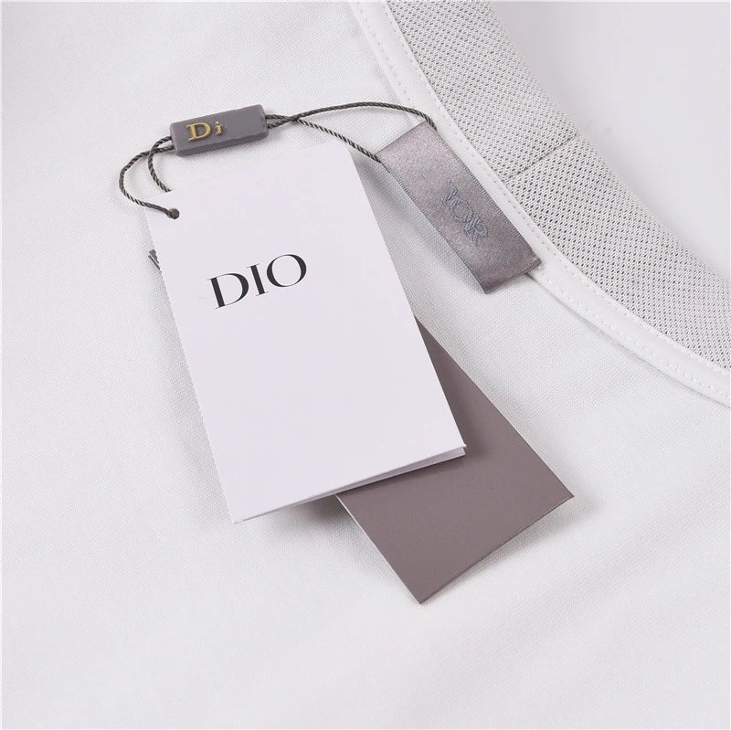 Dior Oblique Collar Pocket T-Shirt White - 9