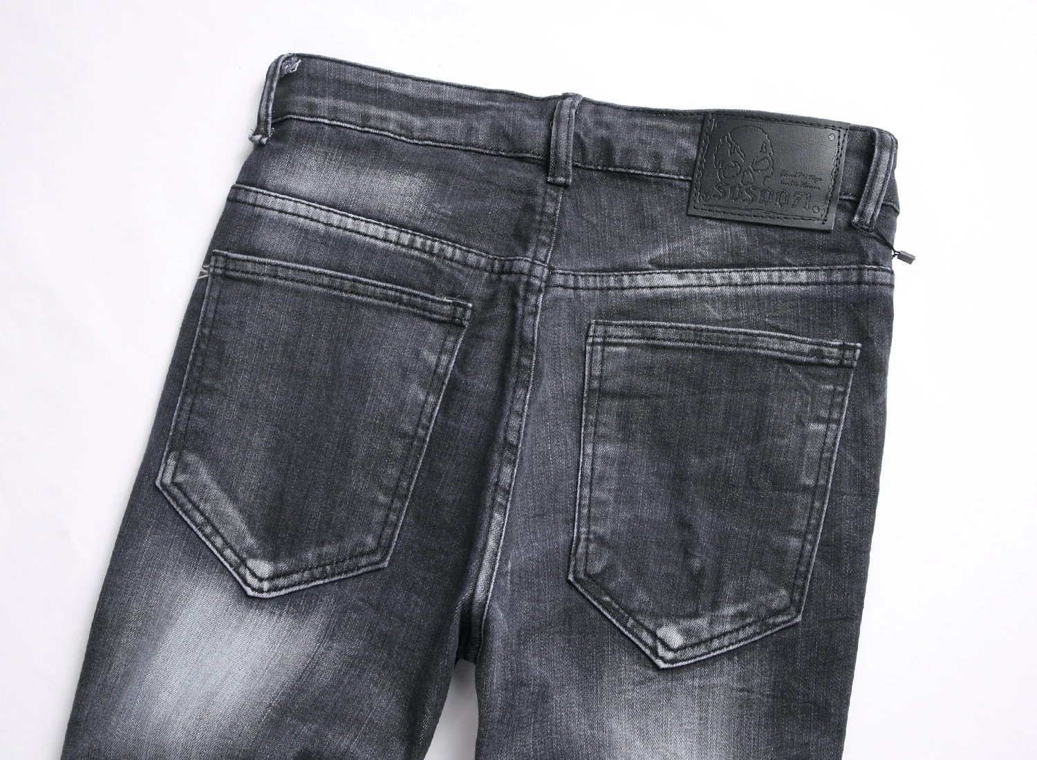 Philipp Plein Skull Embroidered Distressed Denim Jeans - 20
